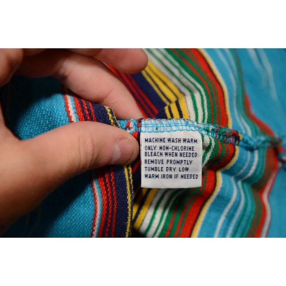 Vintage Polo By Ralph Lauren Polo Shirt Mens XL Multicolor‎ Stripe Cotton Knit